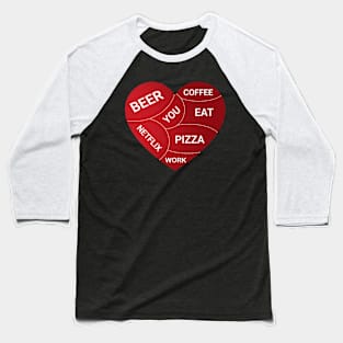 Heart Baseball T-Shirt